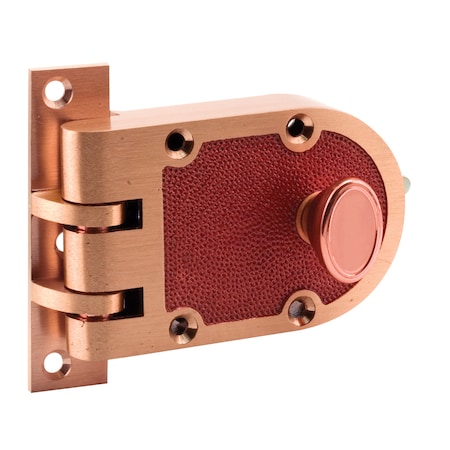 Prime-Line Single Cylinder Solid Bronze Jimmy-Resistant Door Lock Single Pack U 10530